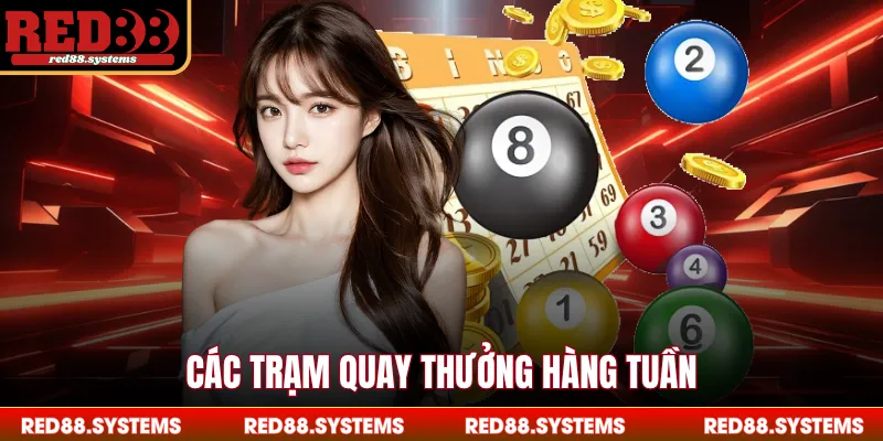 Các trạm quay thưởng hàng tuần