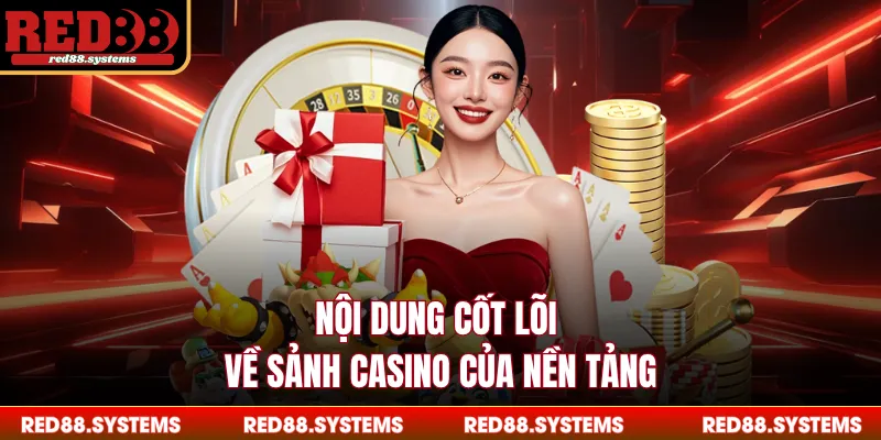 Casino RED88 - Danh Sách Nhà Cung Cấp Game Nổi Tiếng Nội dung cốt lõi về sảnh casino của nền tảng